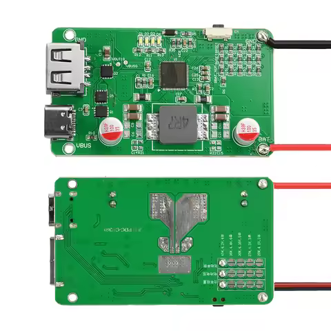 45W PD QC Full Protocol Bi-directional Fast Charging Mobile Power Module DIY Charger 2-6S Li-ion Bat