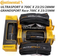 ◆Continental Ultra Sport 2 Road Bike 700x23c 25c Tyre Pure Grip Foldable Bicycle Tire Road Cycling Grand Sport II Race T