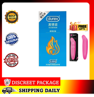 New Durex Together Condom For Men 12pcs - Free Vibrator Kondom Lelaki Delay Time Tahan Masa Lama Long Las-ting