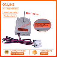 พัดลมมอเตอร์พัดลมสองประตูแบบตู้เย็น Haier ใหม่ ODM-001F-2E11 DC13V EAU60694504 0.360A 4.7W ความยาวเพ