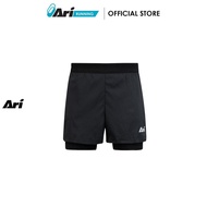 ARI WOMEN BREATHE 2IN1 V3 RUNNING SHORTS 3 INCHES-BLACK (AAP2908-01) Women's 3-Inch Pants 2IN1