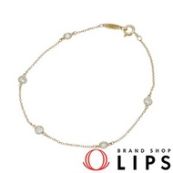 蒂芙尼 (Tiffany & Co.) By the Yard 五件套鑽石手鍊D淨化草本：0.40克拉 / 60082576（腕圍：約17.5厘米，寬度：約0.39厘米）18K黃金，拋光，成色極佳 [