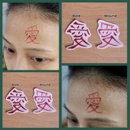 LOKAL [LOCAL PRODUCT] BUNDLING TATTOO TEMPORARY GAARA NARUTO & RED AI | PRANKS | COSPLAYER | HALLOWE