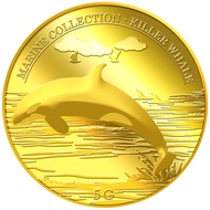 999.9 Pure Gold | 5g Killer Whale Gold Medallion