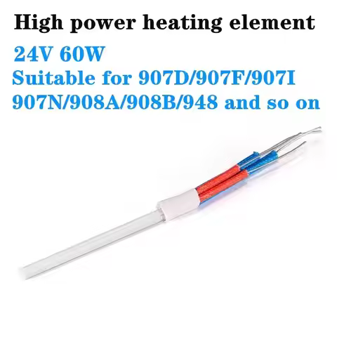 1pcs YIHUA 131A Ceramic Heating Element 60W Soldering Iron Heating Element for 907D/907F/907I/907N/9