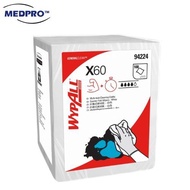 (1 CARTON 800PCS) KCP Wypall X60 Quarter Fold Wipers 28cm x 35cm Medpro Medical Supplies
