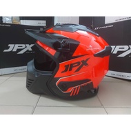 [banistark] Helmet Streetfighter JPX Orange Fluo