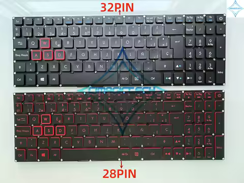 New BR US SP Russian Spanish Latin Backlit For Acer Nitro 5 AN515 AN515-41 AN515-42 AN515-31 AN515-5