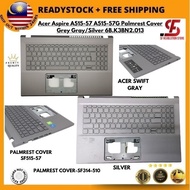 Acer Aspire A515-57 A515-57G Palmrest Cover Grey Gray/Silver 6B.K3BN2.013