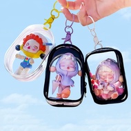 Doll Display Keychain Box ransparent Blind Box Toys Keychain Blind Box Wallet Keychain Storage Bag