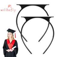 [WillBeRedS] 1/4PCS Insert Secure Your Grad Cap And Your Hairstyle Graduation Hat Holder Adjustable Grad Cap Remix Graduation Cap  [NEW]
