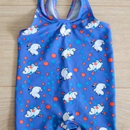 芬蘭Finnwear Moomin藍色燈球小小孩泳衣