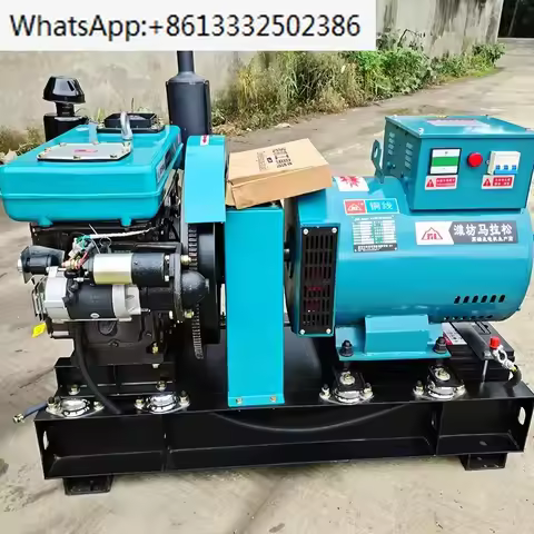 generator set 20kw direct connected single cylinder water-cooled generator set small household gener