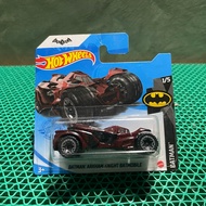 Hotwheels Batman Arkham Knight Batmobile Red Short Card