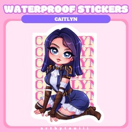 CAITLYN ARCANE WATERPROOF LAPTOP / TUMBLER VINYL STICKER | artbytoniii