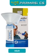 AeroChamber Plus Flow-Vu Anti-Static Valved Holding Chamber For Adult (Large Mask) BLUE