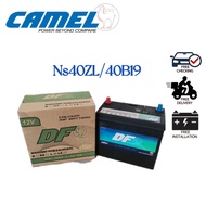 [ Installation Provided ]CAMEL DF NS40 40B19L | Car Battery Myvi Axia Bezza Alza Viva Jazz Brv Honda