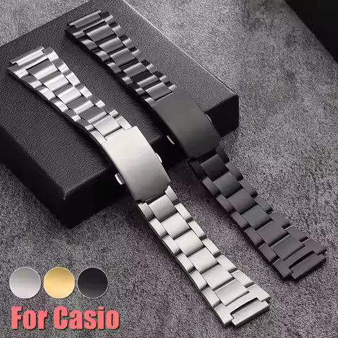 18mm Metal Watchband for Casio F-91W W-218 AE1200/1300 F84 F105/108/A158W/168 Ultra-thin Bracelets B