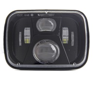LED Sealed Beam Headlight with High Low Beam H6054 5x7 Square Headlight