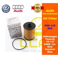 Audi Volkswagen Oil Filter - VolkswagenTouareg V6 3.6 CGRA '12~ New Cayenne New - 06A 115 561B