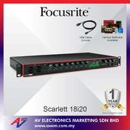 Focusrite Scarlett 18i20 Rackmount 18x20 USB Type-C Audio/MIDI Interface (3rd Generation)