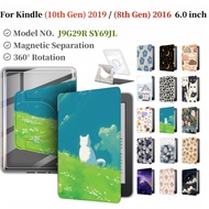 For Kindle 10th Generation 2019 8th Gen 2016 6.0'' J9G29R SY69JL 2-in-1 Magnetic Separation Acrylic 
