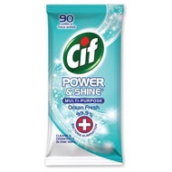 Cif PowerShine Multi-Purpose Wipes Ocean 90pcs