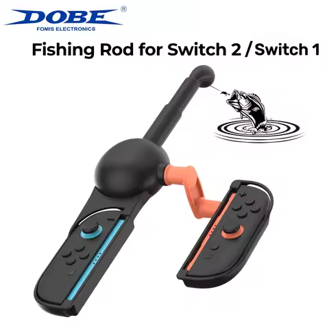 For Nintendo Switch Fishing Rod Fishing Star Switch Fishing Game Accessories For Joy-con Controller 