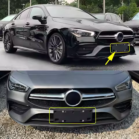 Front Bumper License Plate Fixing Frame 1188800001 For 2014-2024 Mercedes-Benz CLA250 CLA35 AMG (C11