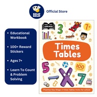 Times Tables Educational Activity Book For Kids Ages 7+ To Learn & Count (100+ Stickers)