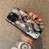 Hyunjin collage 01 Glass Phone Case For iPhone 17 16 Pro Max 17Air 15 Pro Max 14 13 12 11 phone Cove