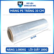 Màng PE Khổ 5cm 10cm 15cm 20cm 25cm 30cm 35cm - Màng Pallet Quấn Hàng Hoá Quấn Vali Quấn Bụng Spa...
