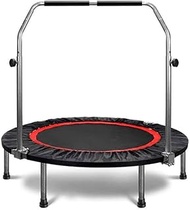 BZLLW Trampoline Folding Mini Trampoline with Handle Bar Exercise Fitness Trampoline for Kids or Adults