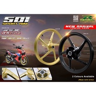 Rapido RS-X RSX RS RS150 RS150R Sport Rim 601 6 Batang Kaki PNP New Aksesori