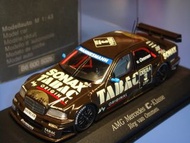 1/43 MINICHAMPS AMG MERCEDES BENZ C-KLASS #3 SONAX V. OMMEN C CLASS C180 平治 仁孚 拉花 跑車 合金 模型車 autoart 