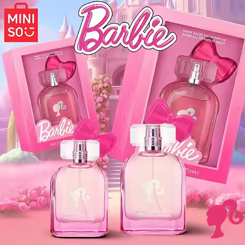 MINISO & BARBIE Women Perfume Original Floral Fruity Designer Fragrance For Woman Spray 50/75ML Girl