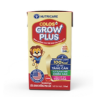 Thùng sữa nước pha sẵn Nutricare Colos 24h Grow Plus phát triển toàn diện (110ml)