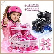ONEHOME Roller Skate Shoes for Kids Adj Quad Skates Roller Skate Blades Skate Shoes for Girls TH