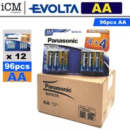 Panasonic Evolta AA Alkaline Battery LR6 1box 12pks (96pcs)