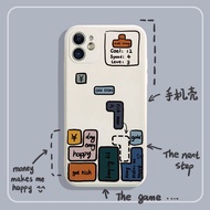 Soft plastic square border Game letter matching case for iPhone 14 13 12 11 Pro Max SE 2020 X XR XS 