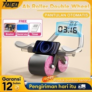 Ready TO-GOAb Roller Home Fitness Equipment Plank Pink Trainer 2in1 Abdominal Core Roller Automatic