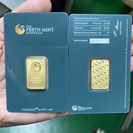new free shipping Perth 100g 20g 1oz 10g Sealed packing gift Copper Gold Bar 24k Gold Plated Bullion