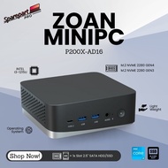 High Quality ZOAN MiniPC P200X-AD16 | Core i3-1215U | Barebone | Black - Warranty
