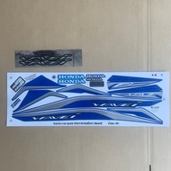 Sticker wave 110i Model 29 Year 2019 Honda Color Set Fairing Kit Car Frame Blue