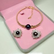 Gelang pearl  free baby 2 pcs and free box (9x9 white)