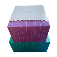 Ready Stock Creative Cake Box Folding Box 8"x8"x6" 10.5"x10.5"x6.5" Premium Cake Box 8x8x6 10.5x10.5x6.5 8 Inch 10.5 Inc