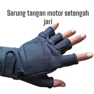 Half finger motorcycle gloves/one pair of five finger open t-shirt memen gloves