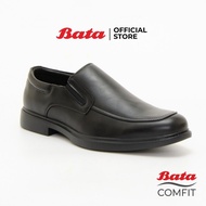 Bata Comfit Massaging Men's Slip on Formal Shoes รองเท้าทำงาน รองเท้าหนัง แบบสวม รุ่น Camey สีดำ 8516551 Menformal