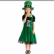 G3533 | Costume cosplay le prechaun Girl | Ireland costume patrickST DAY | Children's irlandia costu