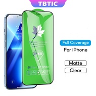 TBTIC Full Cover Tempered Glass For Iphone 14 13 12Pro Max 6 7 8 Plus XR 11 X Xs Screen Film For Iphone 14 15ProMax Screen Protector